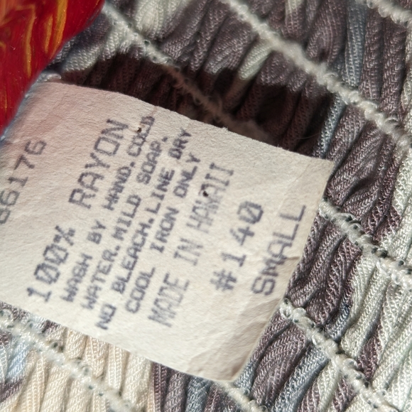 PARADISE FOUND Dress Honolulu Hawaii Vintage 100% Rayon sz Small - Picture 8 of 14